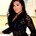 Pic of London Keyes strips off skimpy lingerie