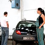 Pic of Long leg beauty INES gets the bullwhipping of her lifetime today