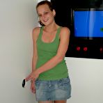 Pic of Spring Break Teen Girl Blowing Total Strangers in Gloryhole