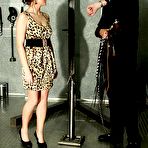 Pic of Bullwhipped nude on iron pale