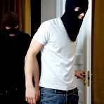 Pic of Horny Thief Tales - Masked Guys Fucking Teen Brunette