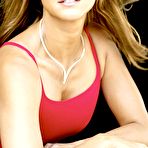 Pic of Eva LaRue shows legs and cleavage mag scans