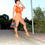 Pic of LegsWorld.de - Lady Barbara in foot fetish action