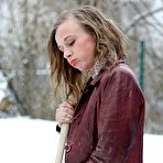 Pic of Tied up for harsh tit whipping