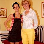 Pic of Hot babe having sex with a naughty mature lesbian