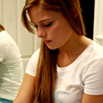 Pic of Nicole by the Mirror (can you see who's got the camera?