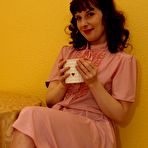 Pic of  Leggy stocking girls in full fashioned stockings