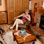 Pic of Three mature lesbians share one hot babe