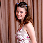 Pic of See This Busty Russian Teens Tight Virgin Pussy Close Up As She Spreads Her Legs Wide