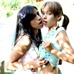 Pic of Selina 18 Hot teens Selina and girlfriend fondle each other pussies