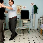 Pic of Gyno physician examines Ester with gyno tools