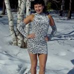 Pic of Snow Bunny Thong Flash