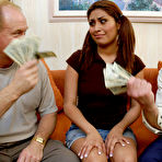 Pic of Teens For Cash - Hot teen fucking hard with two guys for money!