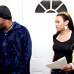 Pic of GangBang Squad - Nasty Fantasy Skye getting facialized after fuck four black cocks!