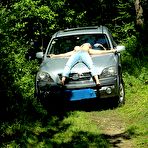 Pic of Busty babe in pussy whipping