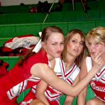 Pic of Sex girlfriend pics :: Nasty cheerleader bends over to expose taut juicy pussy 