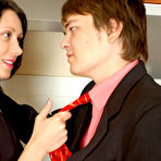 Pic of LadiesFuckGents :: Melanie&Ernest nasty strapon sex