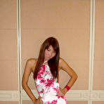 Pic of Slim ladyboy with feminine face teasing around