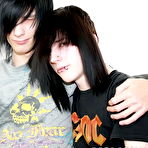 Pic of Josh being so horny, blows his cram all over his chest and even manages to shoot on top of his shoulder boy sex boy at Homo EMO!