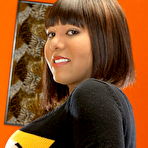 Pic of Buxom ebony t-girl posing in tight dress