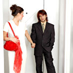 Pic of LadiesFuckGents :: Moni&Danil passionate strapon sex