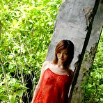 Pic of Ray Ito - Asian slut in red lingerie shows her tits 