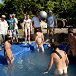 Pic of There is nothing like a nice summer time splash, especially when the pool is man made and ghetto rigged as fuck naked mens group
