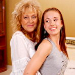 Pic of Hot babe seducing a naughty mature lesbian