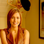 Pic of Iga Wyrwal - Iga Wyrwal strips her cute outfit in the living room and shows her hot ass in thongs.