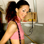 Pic of NaughtyMag.com - Mercedes Liana - One way to distract her guy.
