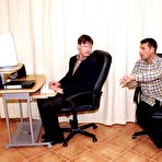 Pic of Creamedonglasses - secretaries covered in thick spunk!