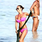 Pic of Melita Toniolo sexy in bikini on the beach