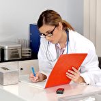 Pic of Sex Previews - Sexy doctor Blue Angel spanks naughty short skirt teen Peaches