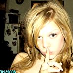 Pic of Real amateur girlfriends having sexBlonde coed teen strips off indoors and posing for the camera