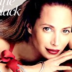 Pic of Christy Turlington sexy posing scan from mags