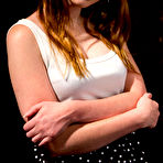 Pic of SexPreviews - Marie McCray redhead bound in metal is made to cum with toys