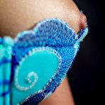 Pic of Lada D - Seductive Lada D takes off her tiny panties to boast about her clean shaved pussy.