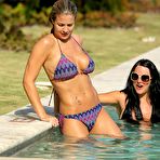 Pic of Busty Gemma Atkinson deep cleavage in bikini