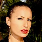 Pic of Sex Previews - Sensual Jane lezdom in latex spanks bound fetish girl Jelena Jensen outdoors