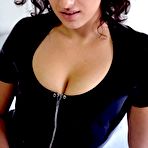 Pic of SexPreviews - Marina amateur is bound in sexy latex oufit her pussy vibrated