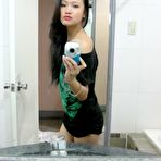 Pic of Asian girl friend does some great nude selfies for her boyfriend.