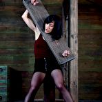 Pic of SexPreviews - Elise Graves queen of pain is spanked in bondage her pussy machine fucked