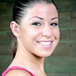 Pic of SexPreviews - Mia Gold bound in metal with ballgag her ass and pussy toyed