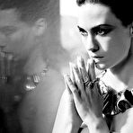 Pic of January Jones sexy, see through and undressed