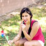 Pic of Alexa Loren - Alexa Loren takes her clothes off outdoors and shows us her foxy tight ass.