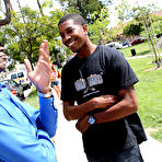 Pic of Hung black guys fucking Alice Green's tight cunt