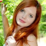 Pic of Cute Redhead Takes Off Her See Through Dress