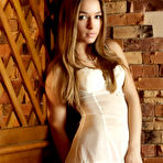 Pic of Darina B - Darina B takes her sexy white lace dress and teases us with her foxy tight ass.