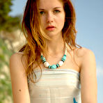 Pic of Eva F - Eva F strips her sexy see through lingerie off and shows us her fantastic tight ass.