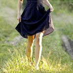 Pic of Iveta Vale - Iveta Vale takes her sexy summer dress off outdoors and shows us her tight ass.